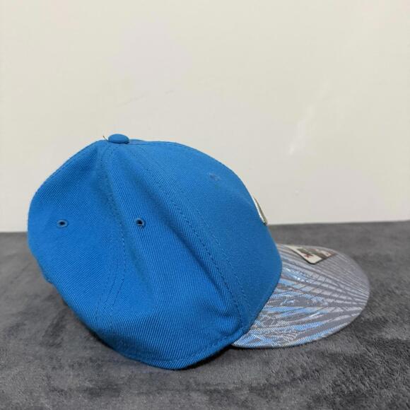 Oakley California High Snapback Hat Blue Gray Palm Brim Flatbill Cap O Logo Rare - Picture 5 of 7